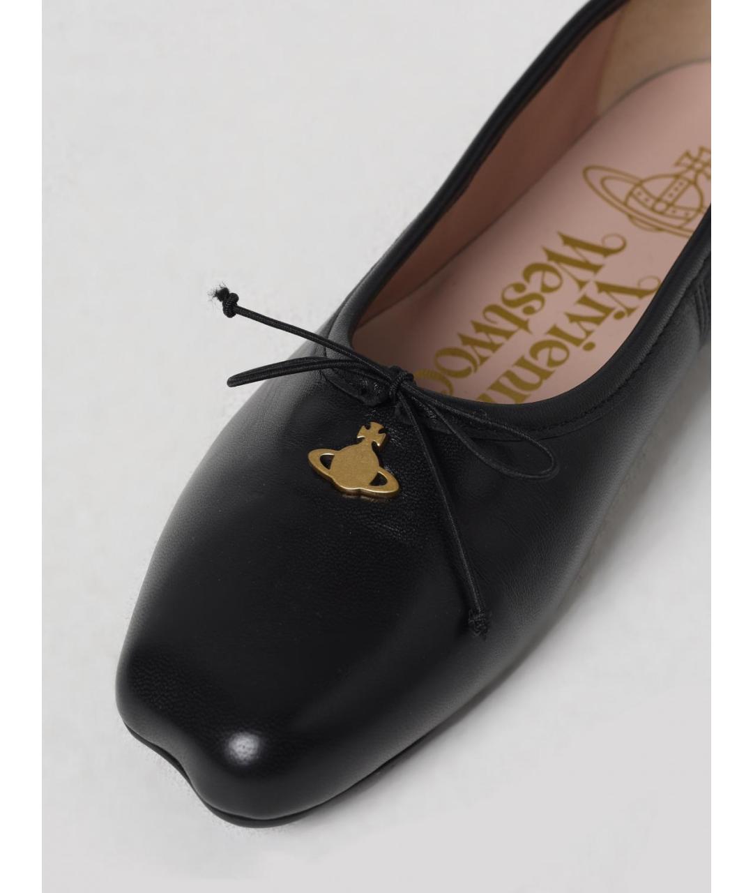 VIVIENNE WESTWOOD Черные балетки, фото 4