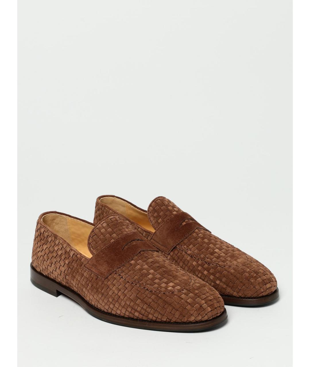 BRUNELLO CUCINELLI Коричневые лоферы, фото 2