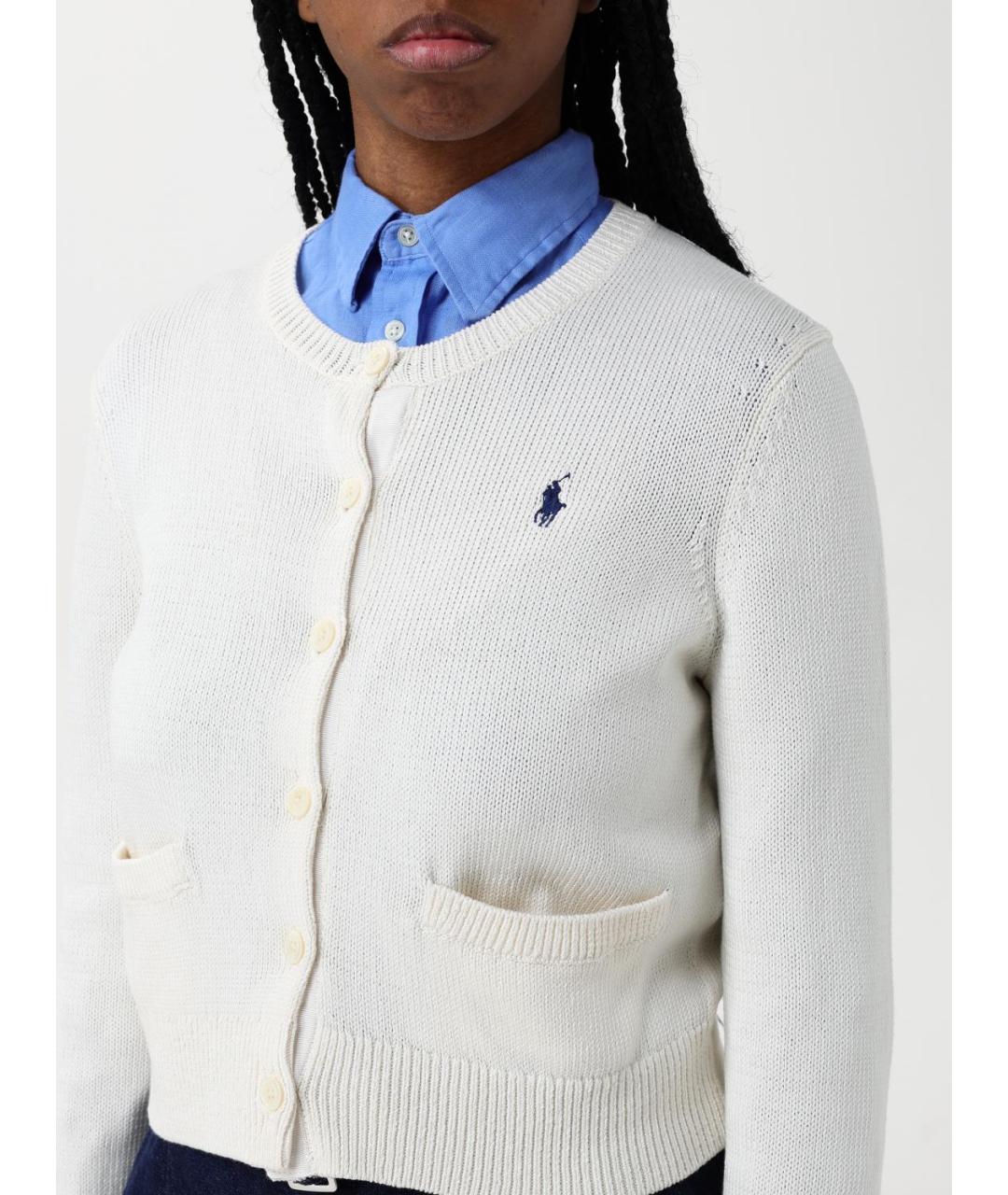 POLO RALPH LAUREN Бежевый кардиган, фото 5