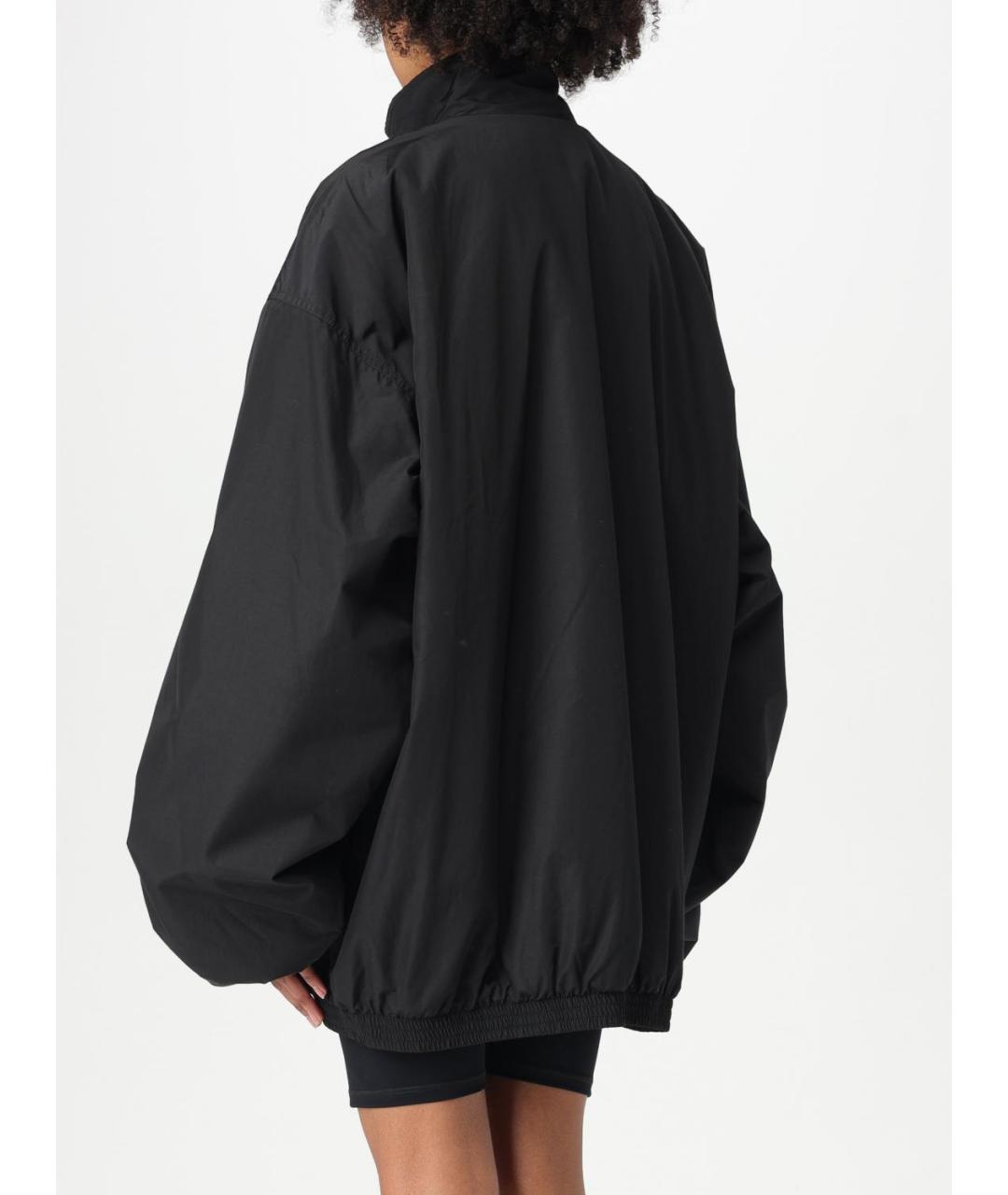 BALENCIAGA Черная синтетическая куртка, фото 4