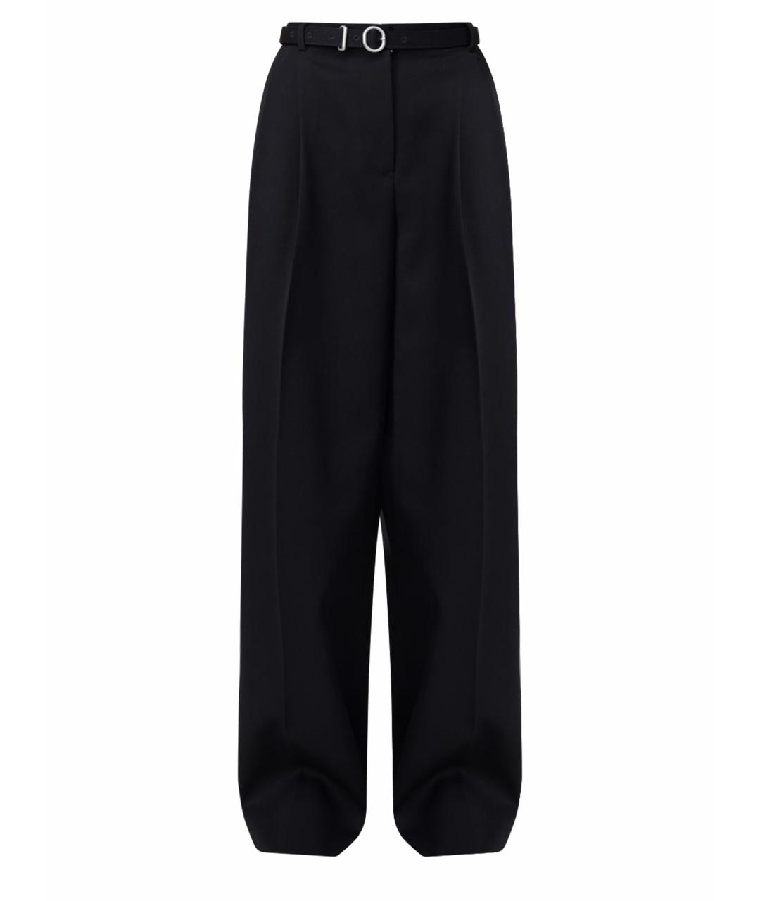JIL SANDER Черные брюки широкие, фото 1