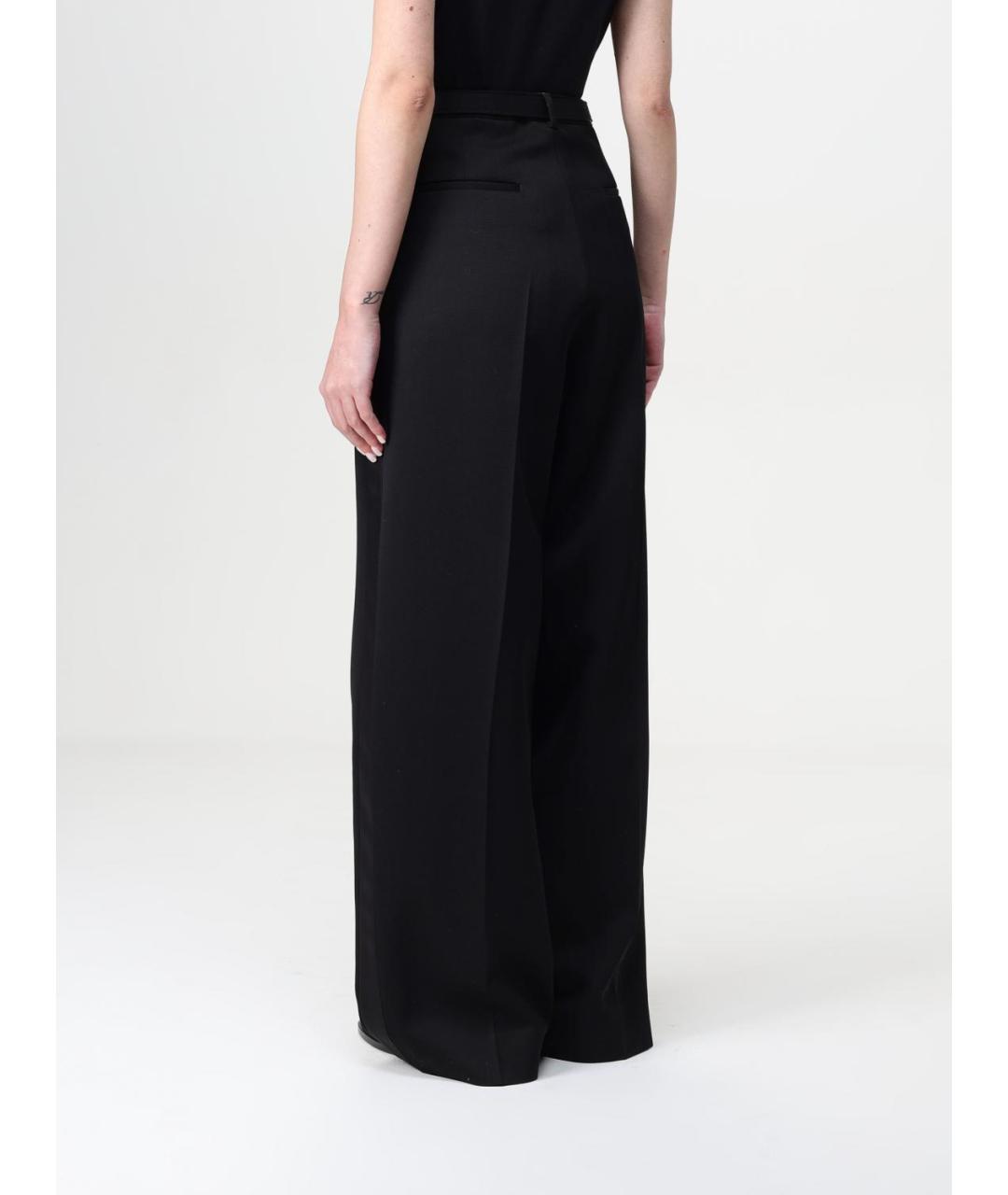 JIL SANDER Черные брюки широкие, фото 3