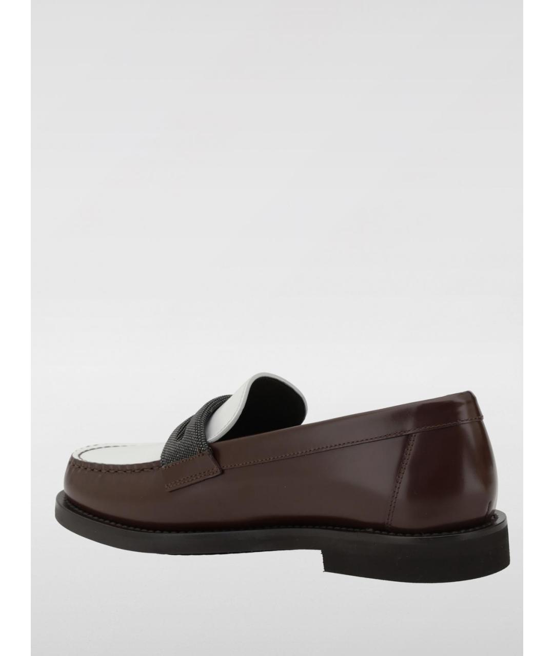 BRUNELLO CUCINELLI Коричневые лоферы, фото 3
