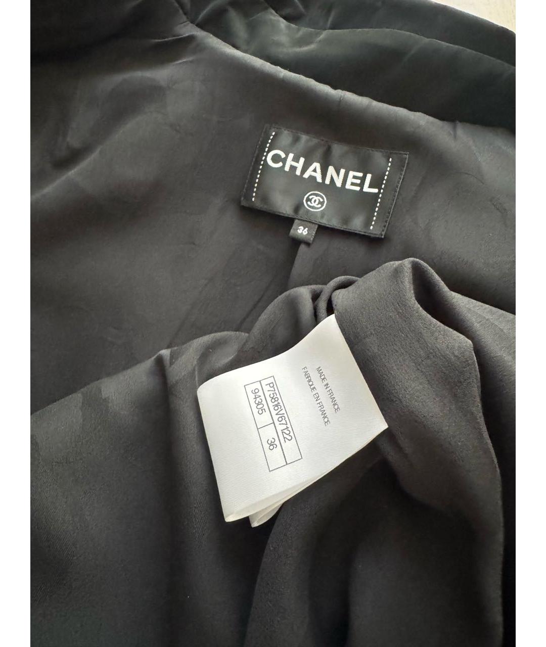 CHANEL Черная куртка, фото 4