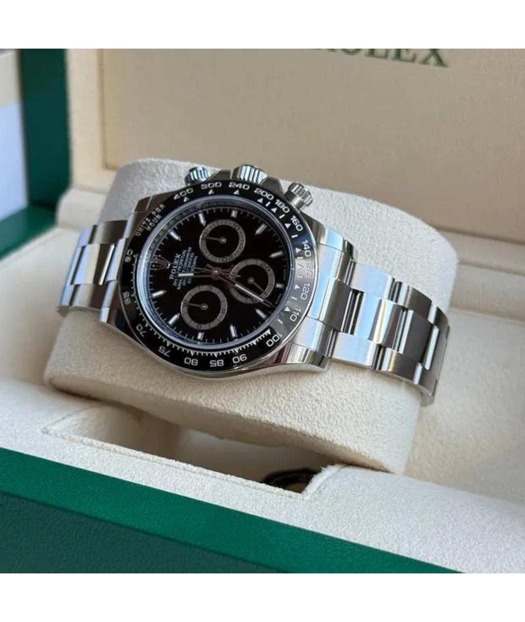 ROLEX Черные часы, фото 4