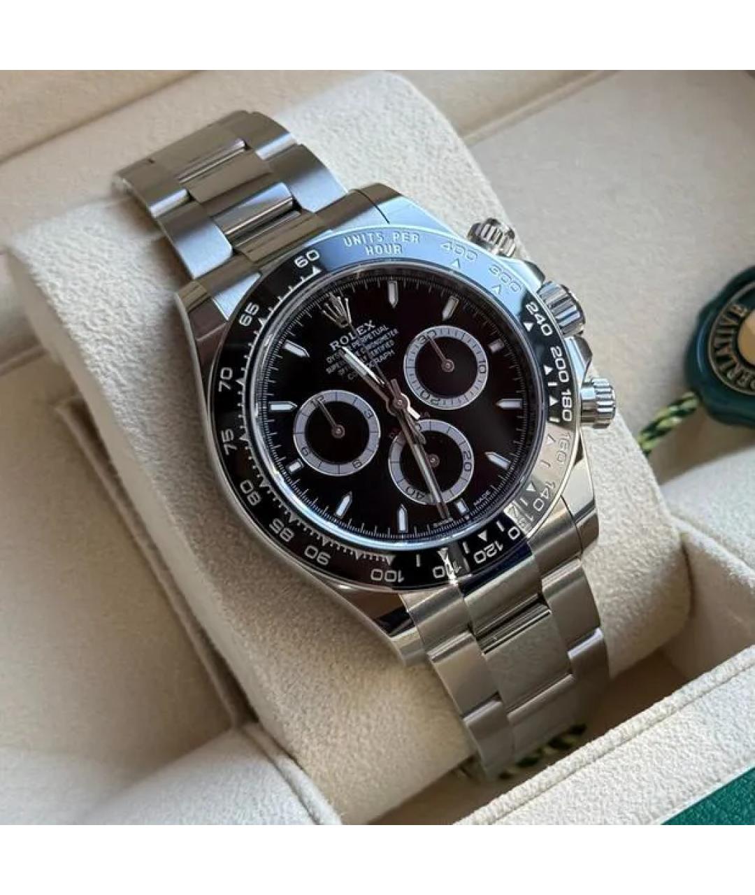 ROLEX Черные часы, фото 2