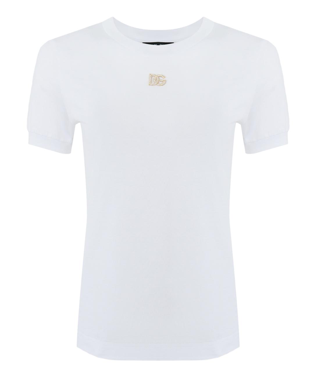 DOLCE&GABBANA Белая футболка, фото 1