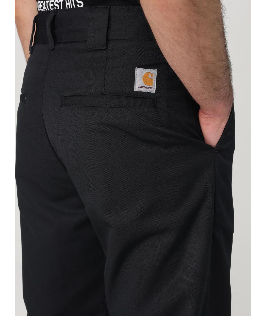 CARHARTT WIP Черные повседневные брюки, фото 5