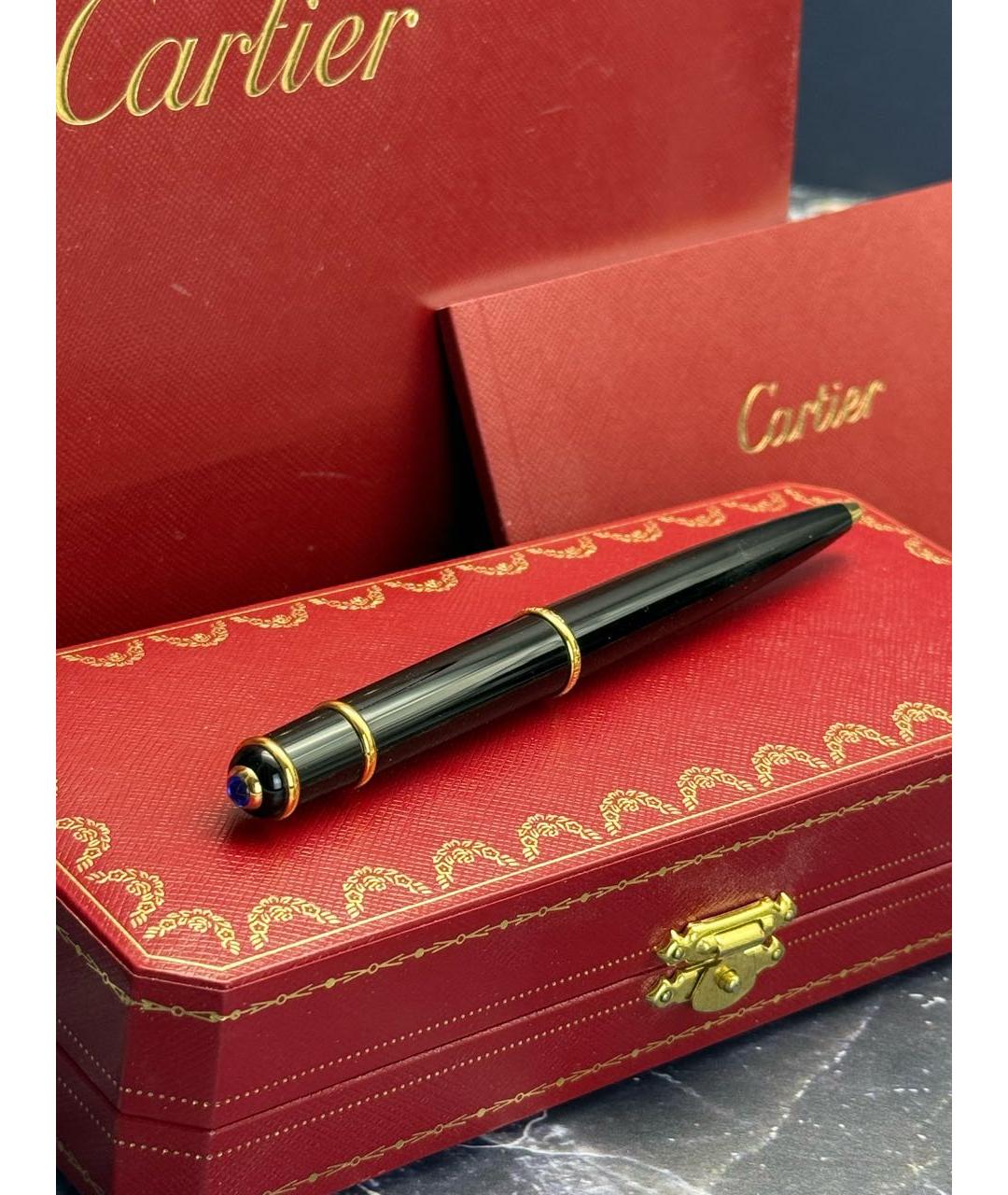 CARTIER Черная шариковая ручка, фото 8
