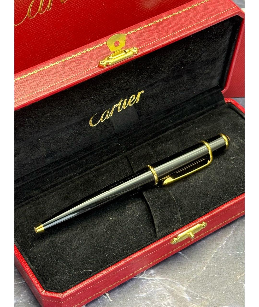 CARTIER Черная шариковая ручка, фото 3