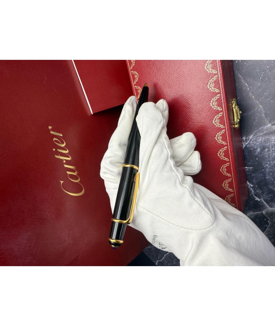 CARTIER Черная шариковая ручка, фото 6