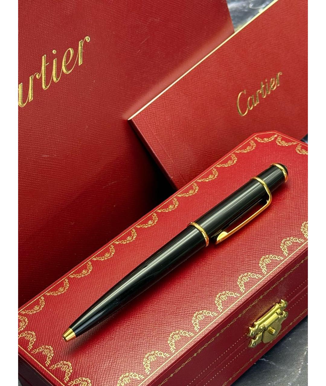 CARTIER Черная шариковая ручка, фото 9