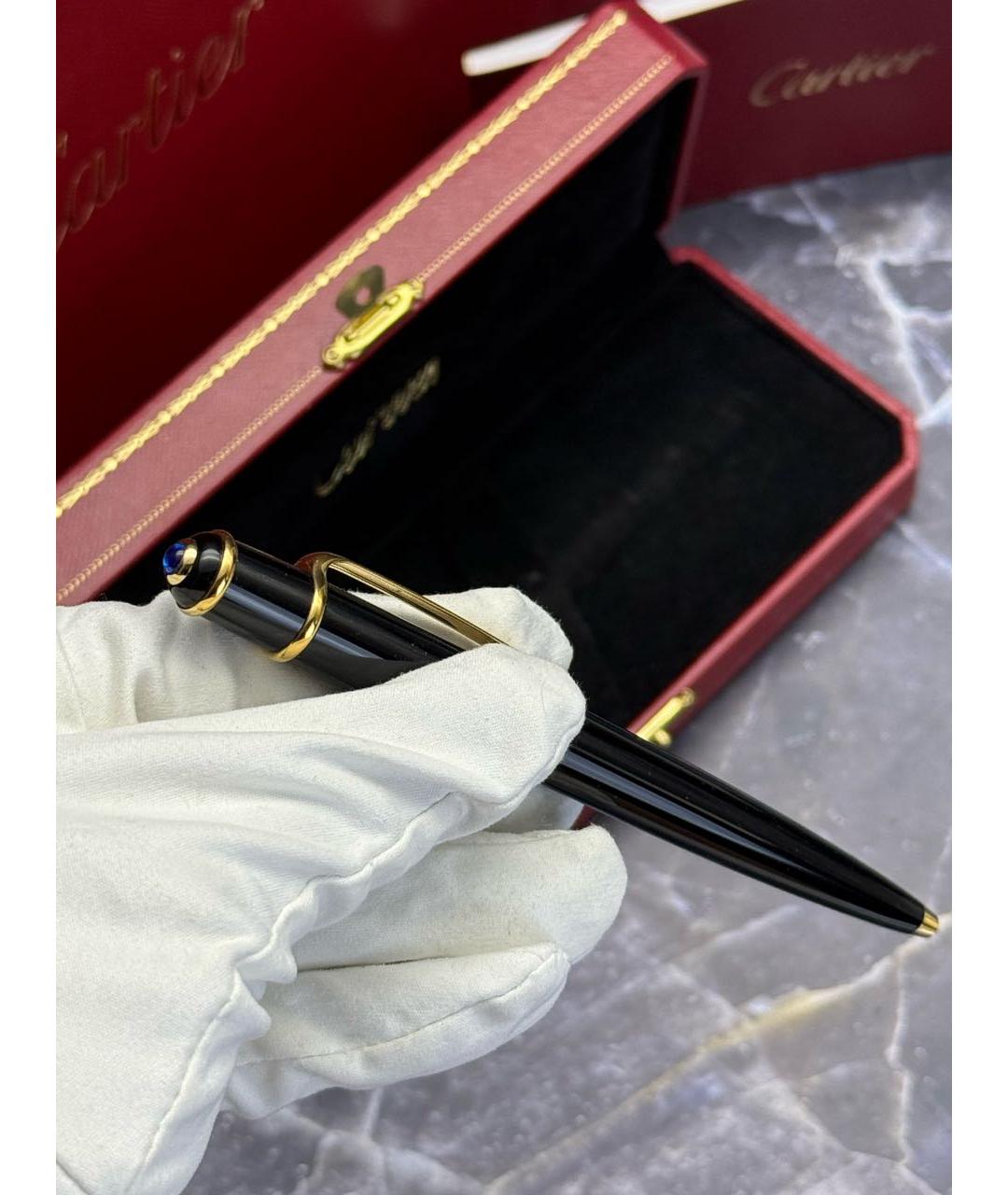 CARTIER Черная шариковая ручка, фото 4