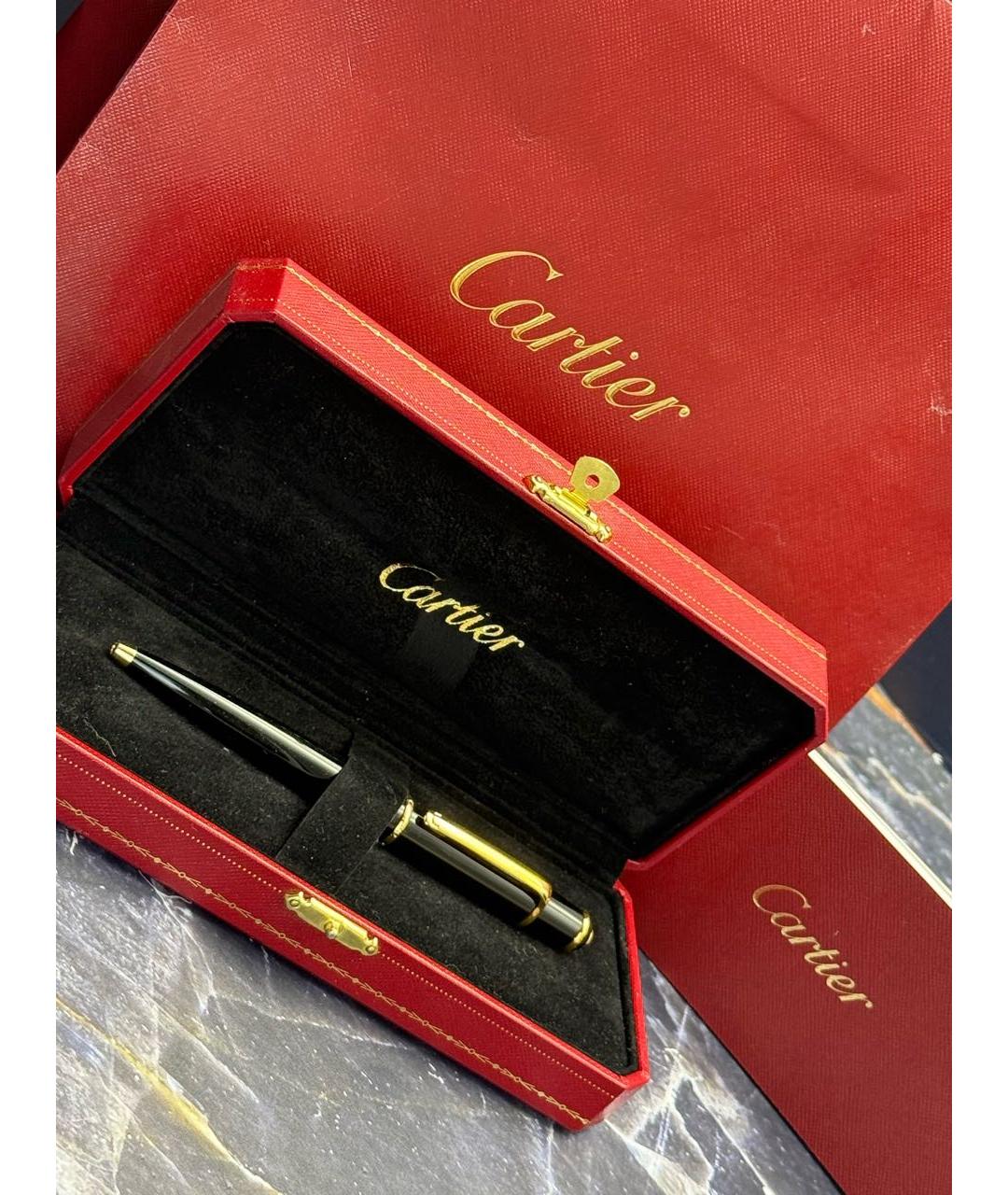 CARTIER Черная шариковая ручка, фото 7