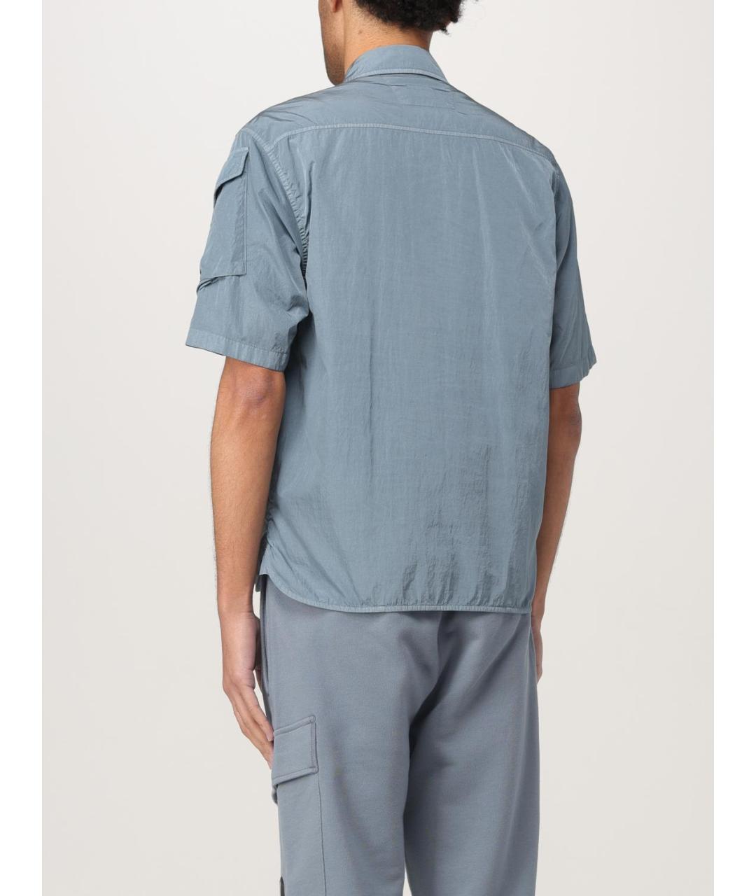 CP COMPANY Голубая кэжуал рубашка, фото 3