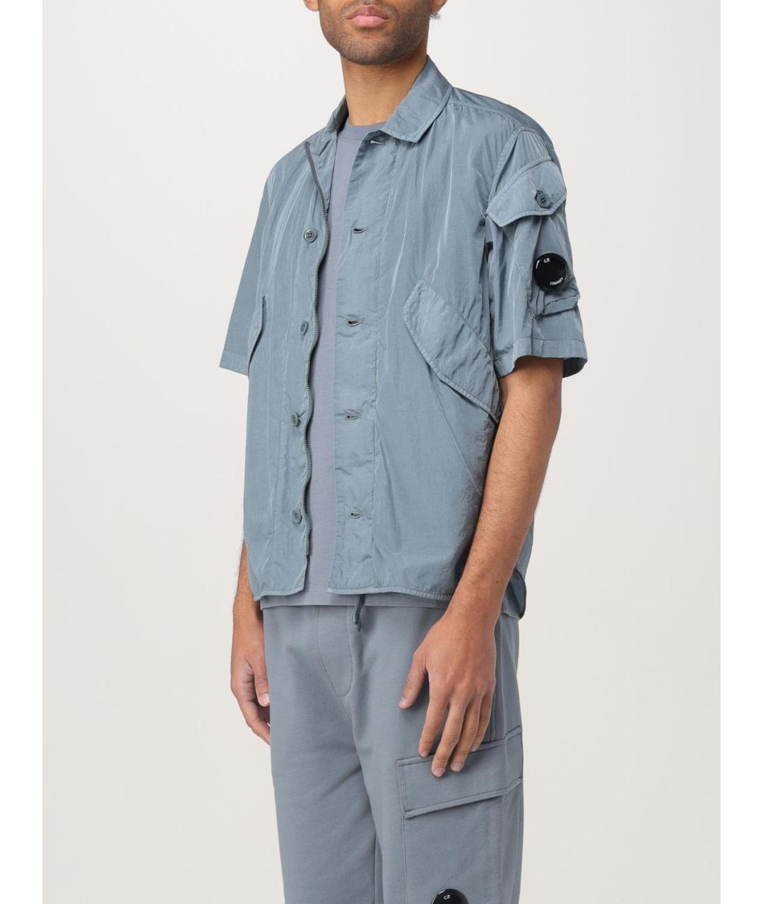 CP COMPANY Голубая кэжуал рубашка, фото 4