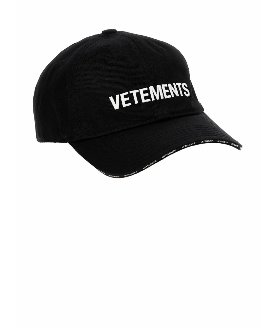 VETEMENTS Черная кепка/бейсболка, фото 1