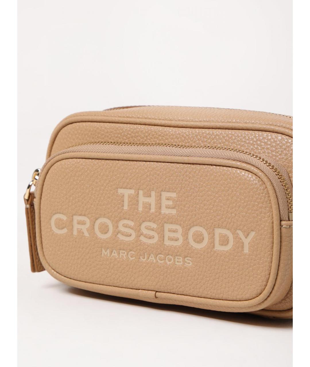MARC JACOBS Бежевая кожаная сумка через плечо, фото 3