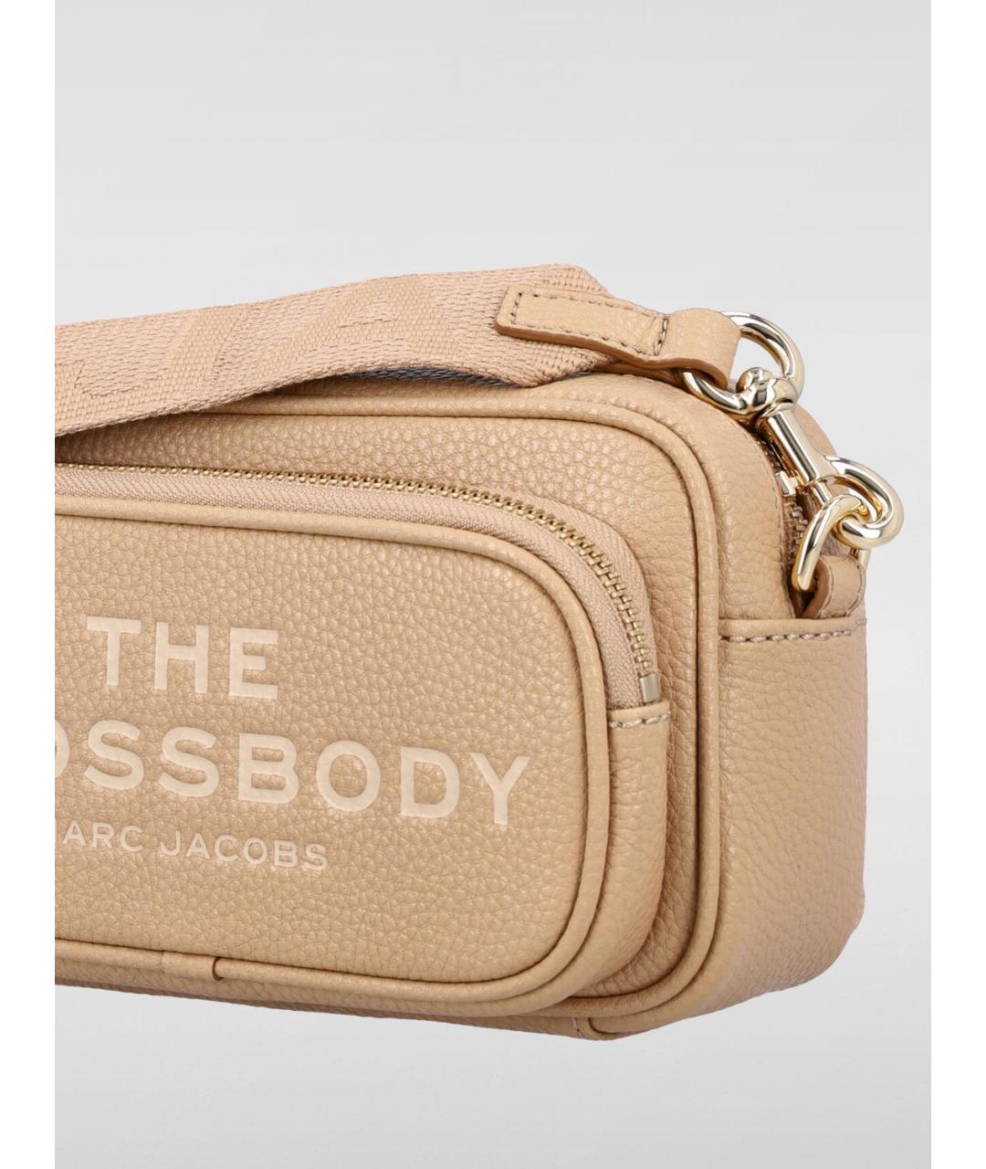 MARC JACOBS Бежевая кожаная сумка через плечо, фото 4