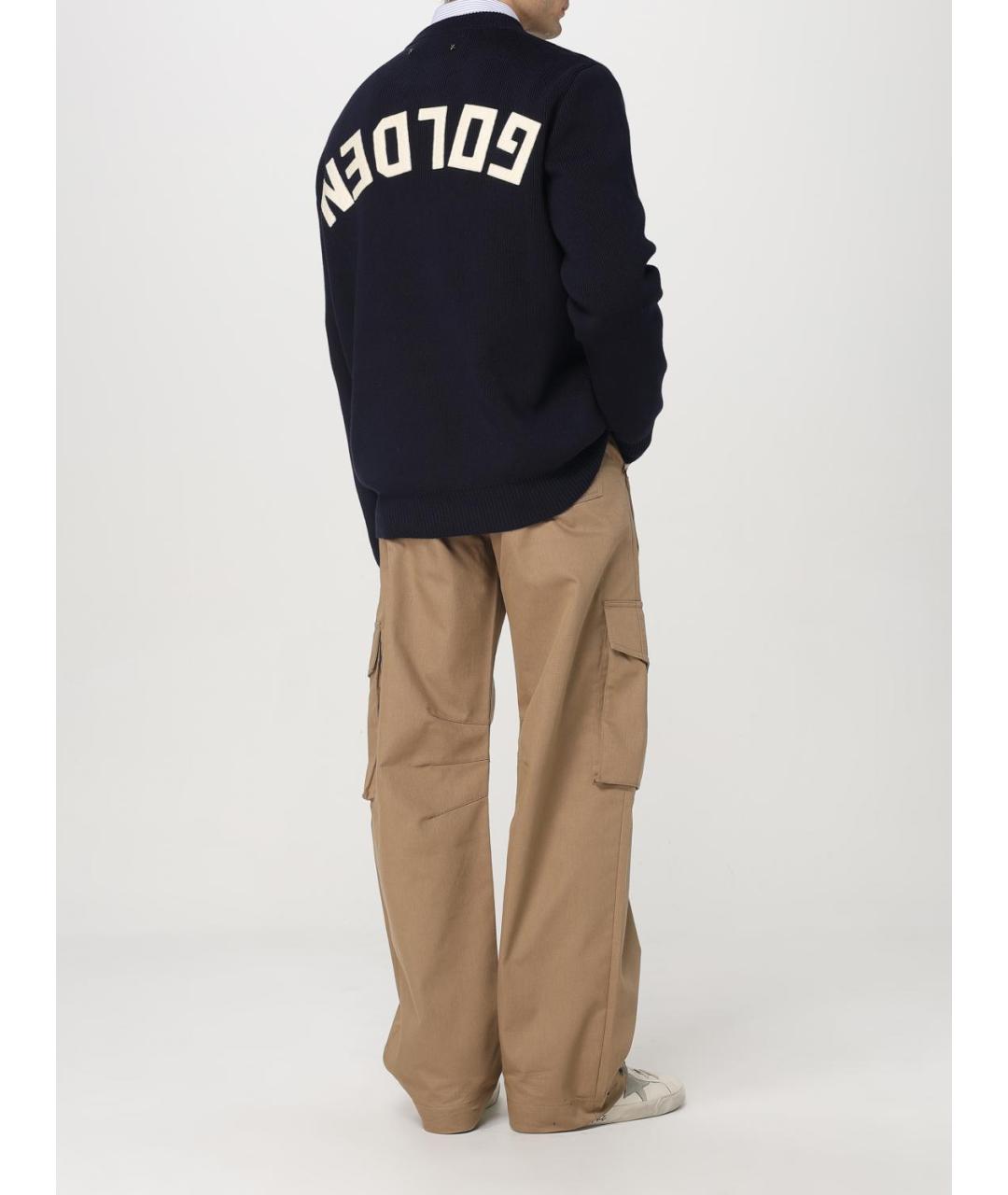 GOLDEN GOOSE DELUXE BRAND Синий хлопковый джемпер / свитер, фото 3