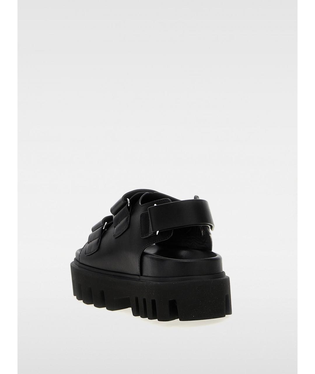 ALEXANDER MCQUEEN Черные босоножки, фото 3