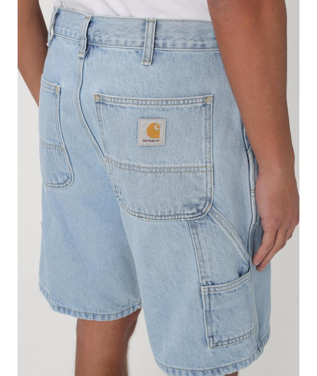 CARHARTT WIP Голубые шорты, фото 5