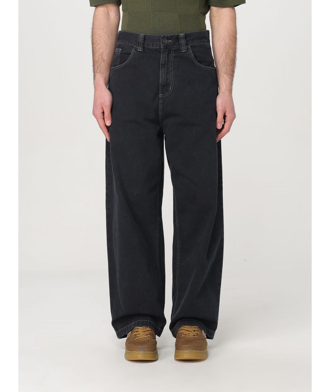 CARHARTT WIP Черные прямые джинсы, фото 2