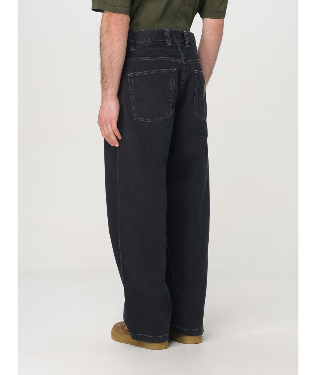 CARHARTT WIP Черные прямые джинсы, фото 4