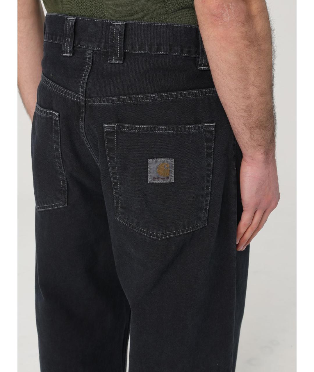 CARHARTT WIP Черные прямые джинсы, фото 5
