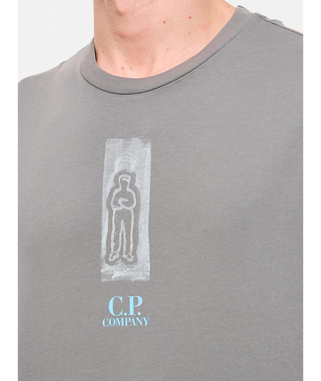 CP COMPANY Серая футболка, фото 5
