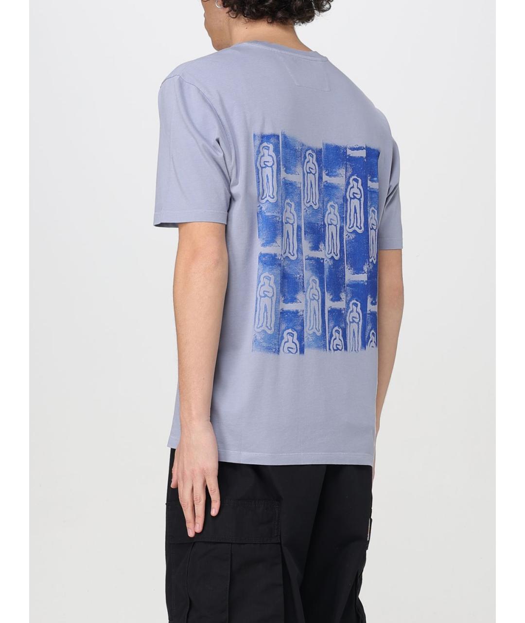 CP COMPANY Голубая футболка, фото 3