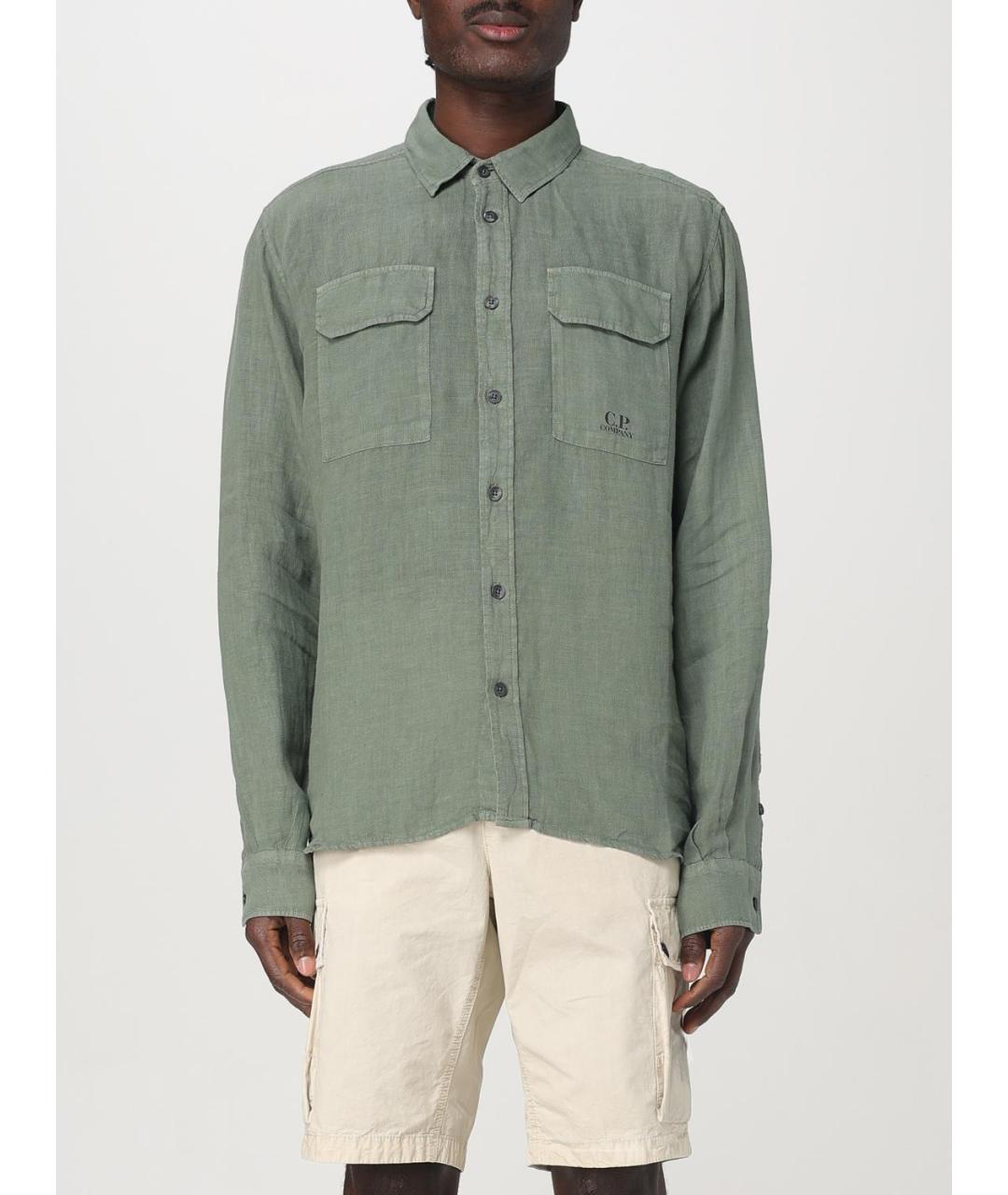 CP COMPANY Зеленая кэжуал рубашка, фото 4