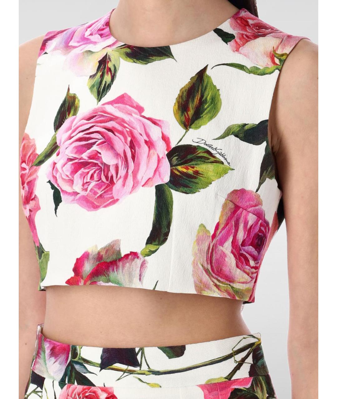 DOLCE&GABBANA Розовая майка, фото 4