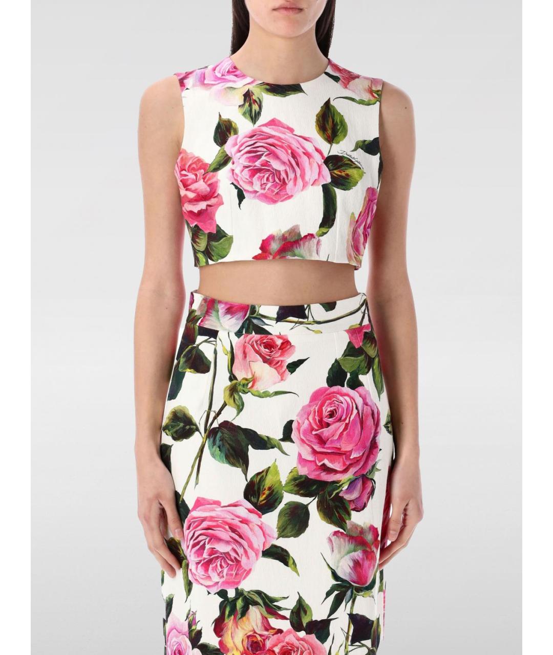 DOLCE&GABBANA Розовая майка, фото 2