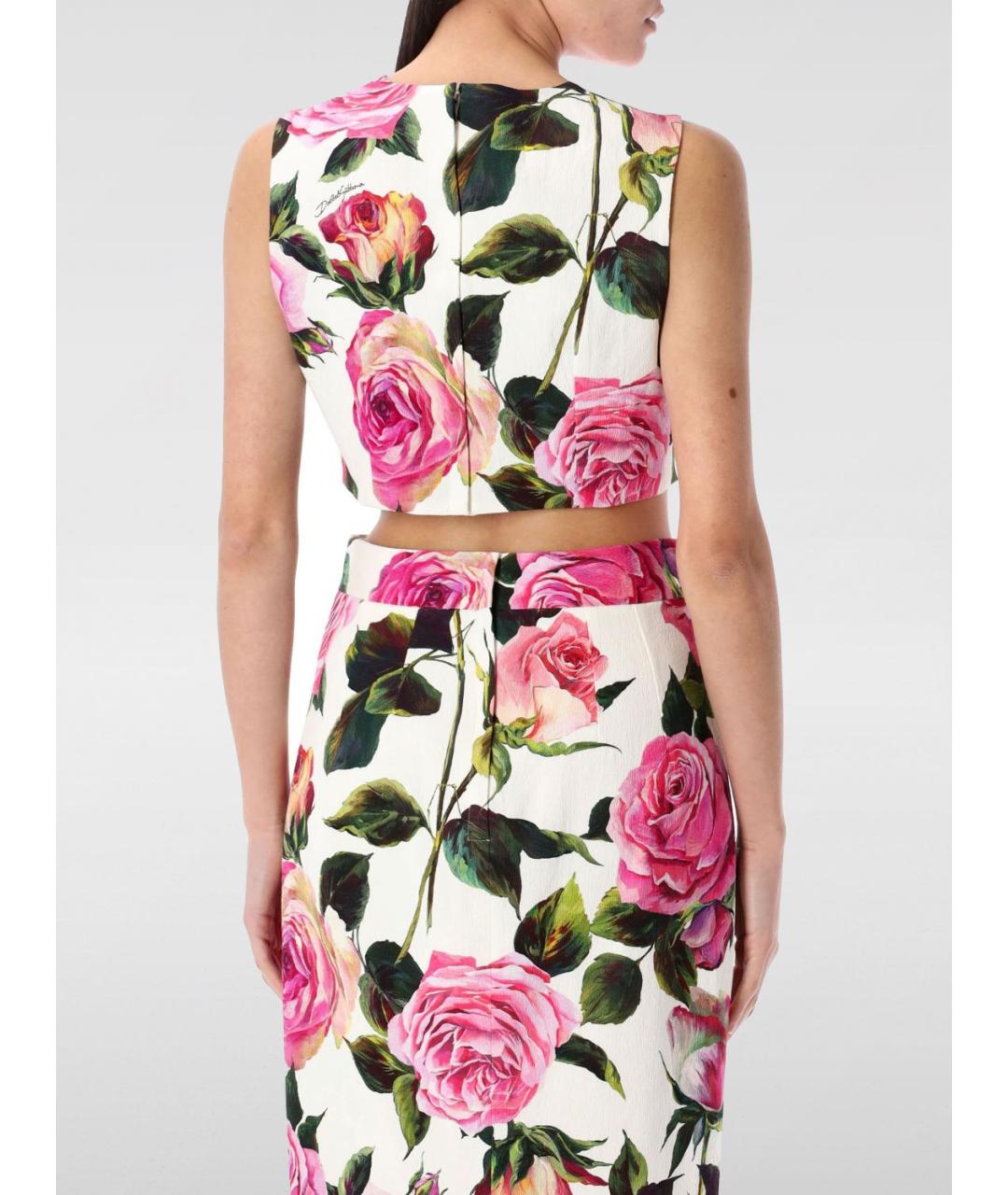 DOLCE&GABBANA Розовая майка, фото 3