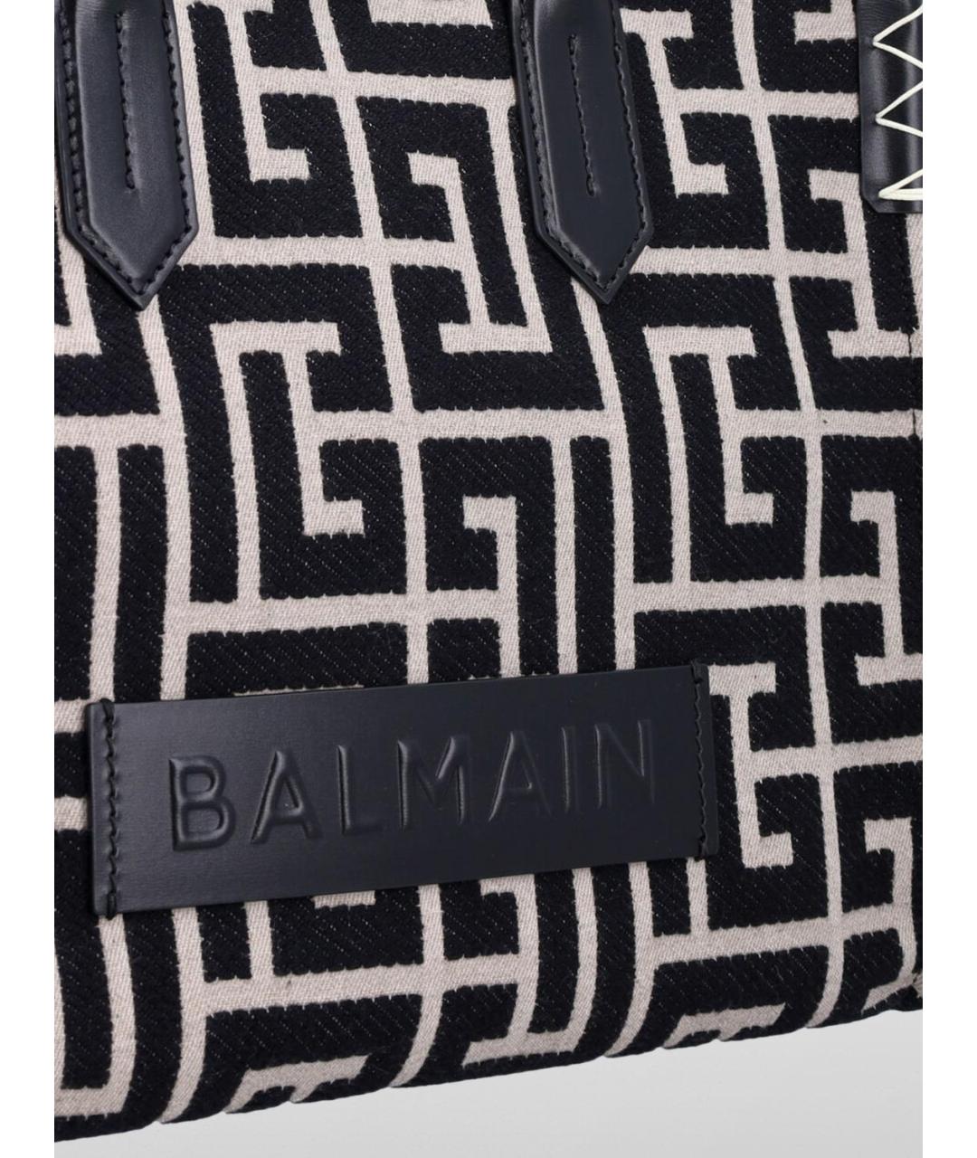 BALMAIN Черная сумка тоут, фото 3