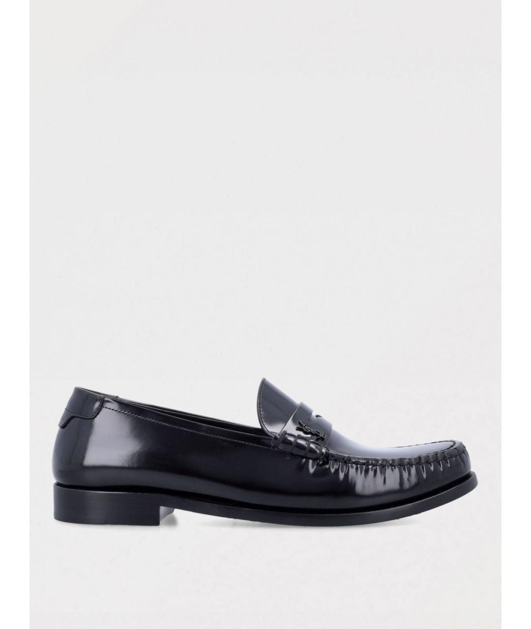 SAINT LAURENT Черные лоферы, фото 4