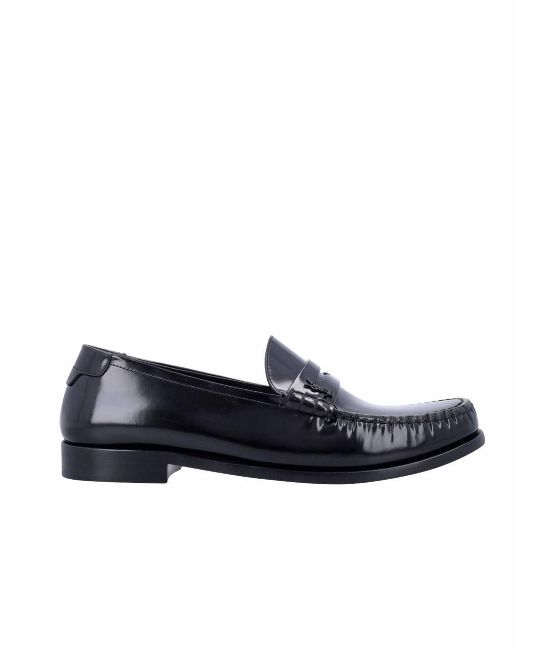 SAINT LAURENT Черные лоферы, фото 1