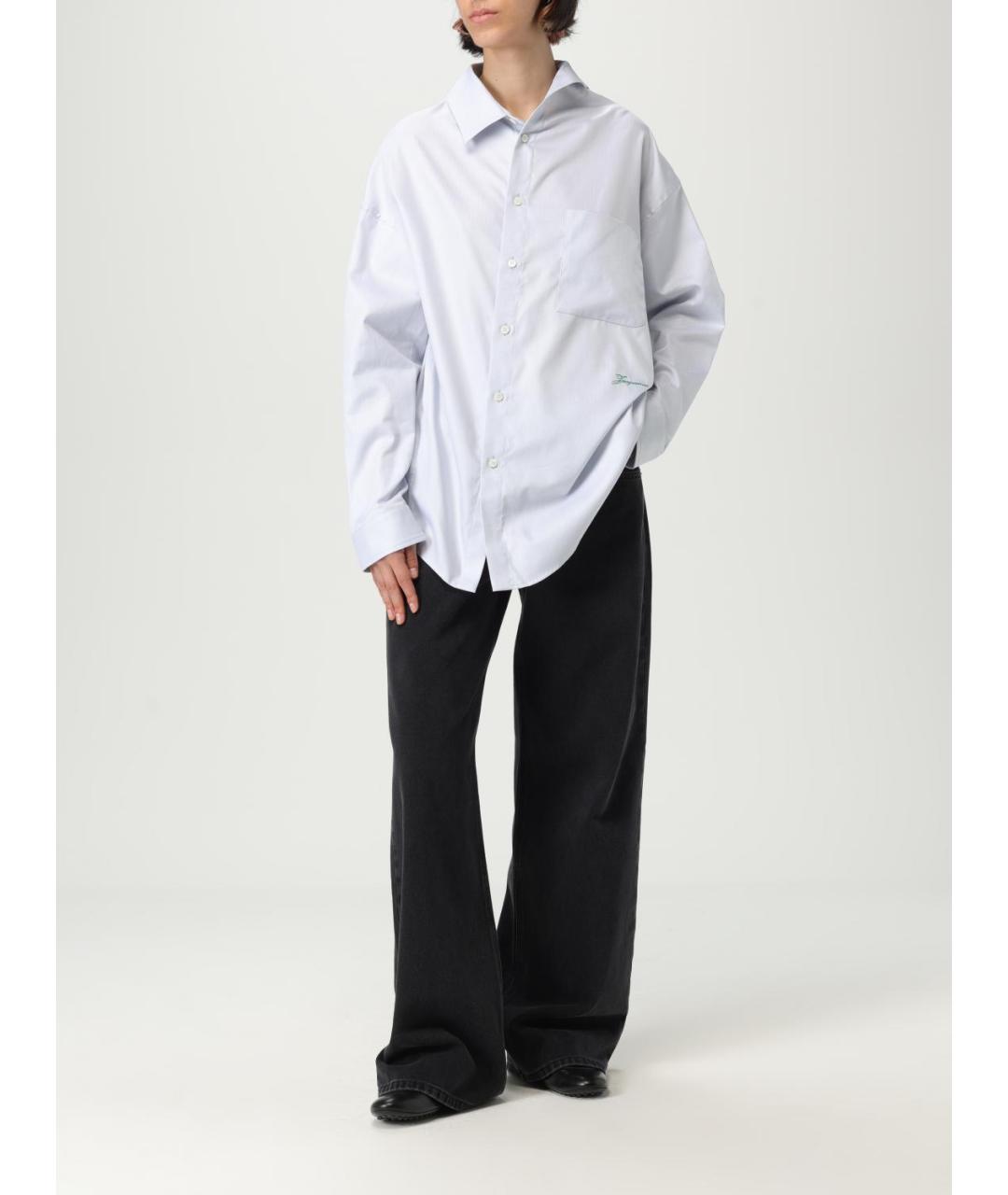 JACQUEMUS Черные хлопковые прямые джинсы, фото 3