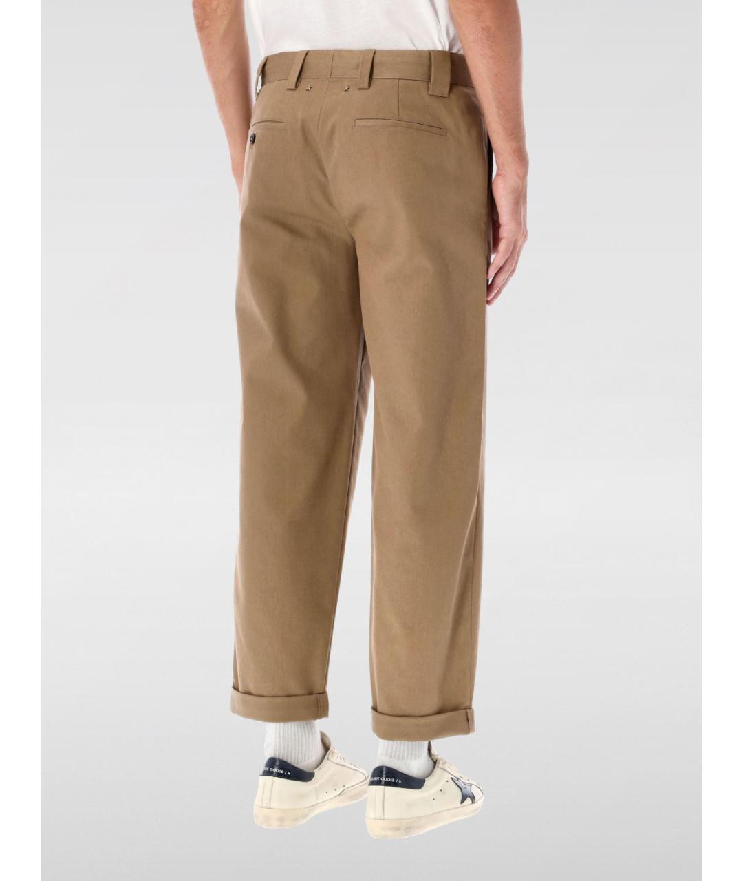 GOLDEN GOOSE DELUXE BRAND Бежевые повседневные брюки, фото 4