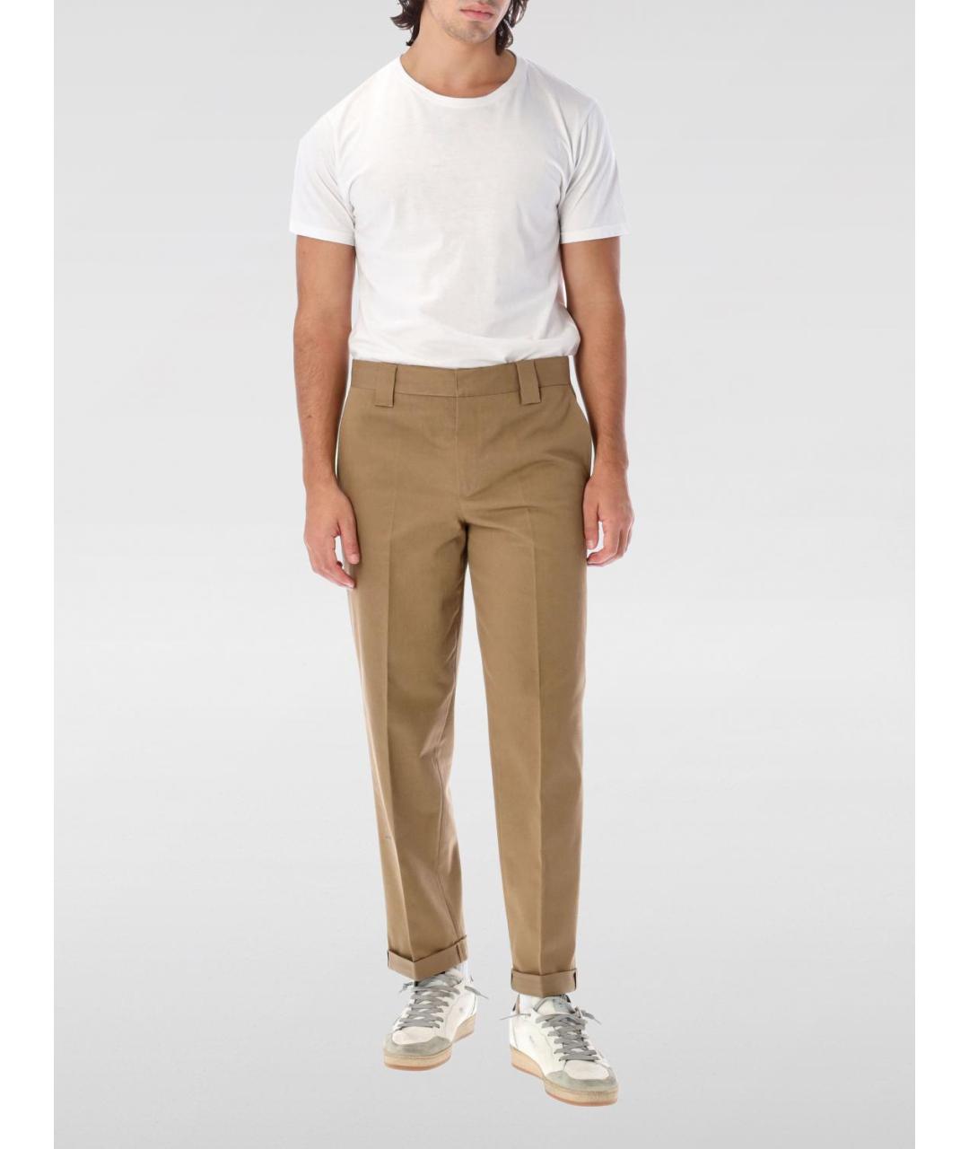 GOLDEN GOOSE DELUXE BRAND Бежевые повседневные брюки, фото 3