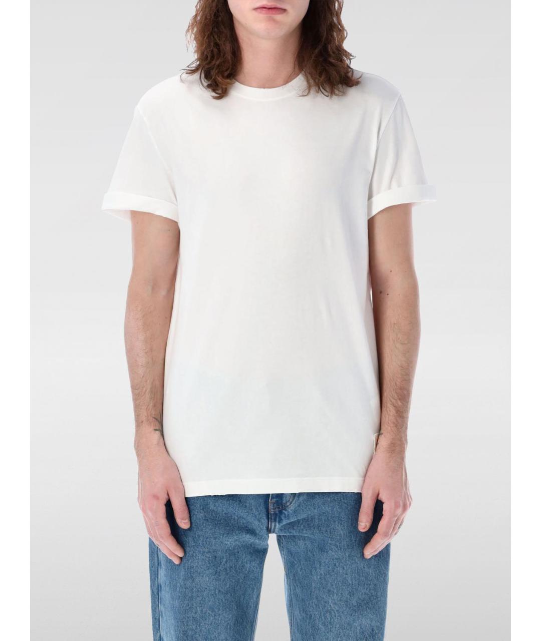GOLDEN GOOSE DELUXE BRAND Белая футболка, фото 2
