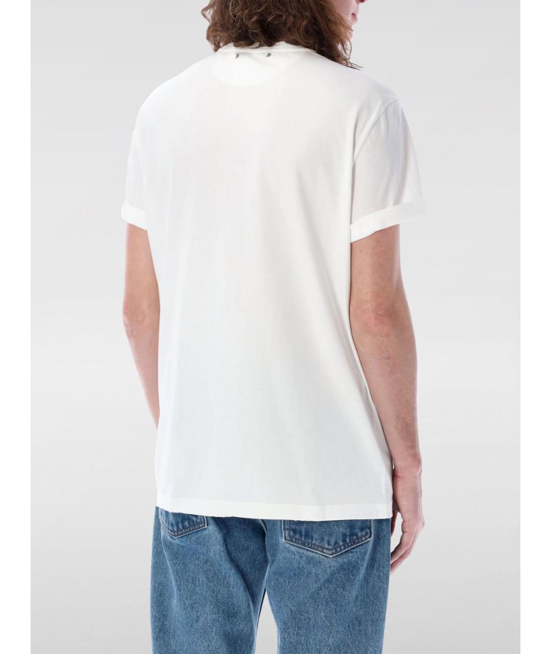 GOLDEN GOOSE DELUXE BRAND Белая футболка, фото 3