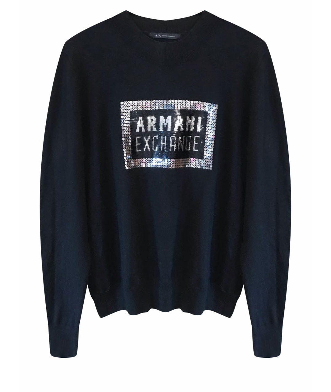 ARMANI EXCHANGE Черный полиамидовый джемпер / свитер, фото 1