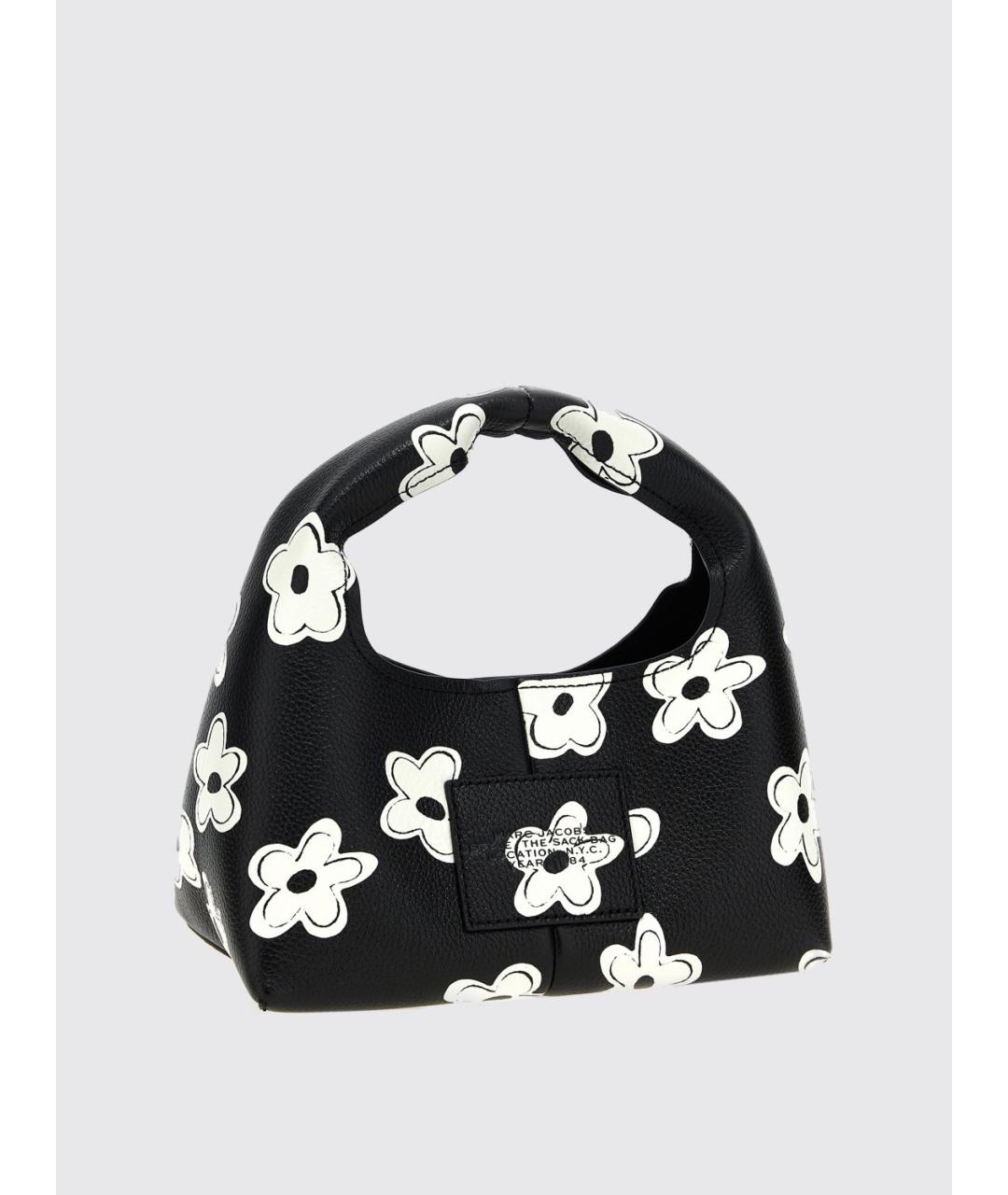 MARC JACOBS Черная кожаная сумка с короткими ручками, фото 2