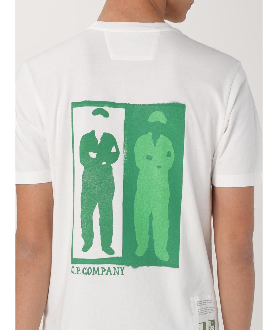 CP COMPANY Белая футболка, фото 5
