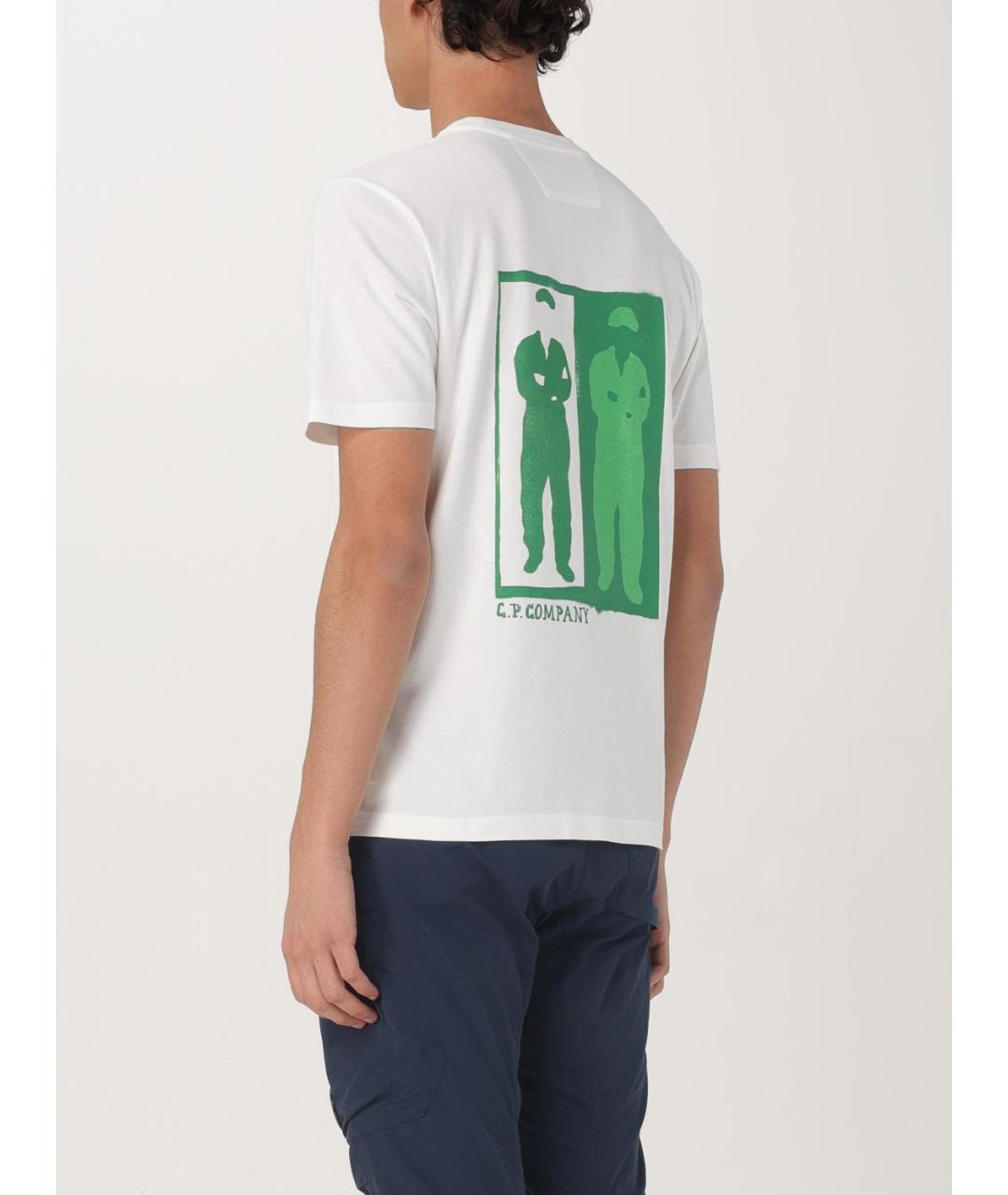 CP COMPANY Белая футболка, фото 4