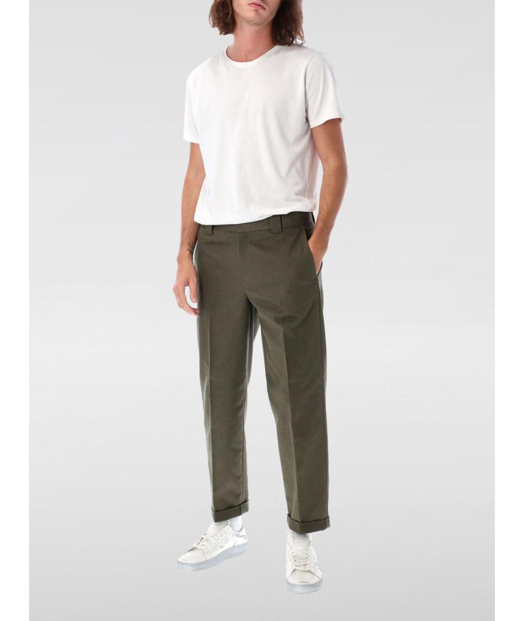 GOLDEN GOOSE DELUXE BRAND Хаки повседневные брюки, фото 3