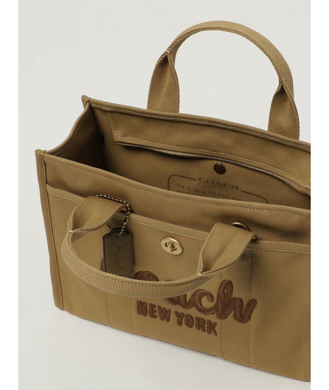 COACH Коричневая сумка тоут, фото 3
