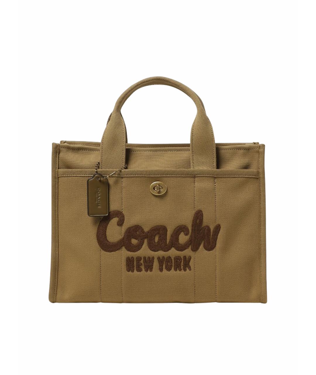 COACH Коричневая сумка тоут, фото 1